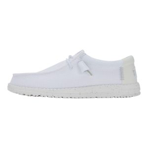 Wally Stretch Sox Wide – White