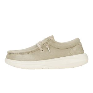Wendy Comf Suede – Stone Grey/Silver Birch