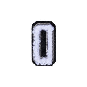 Number 0 Patch – 0 Black/White