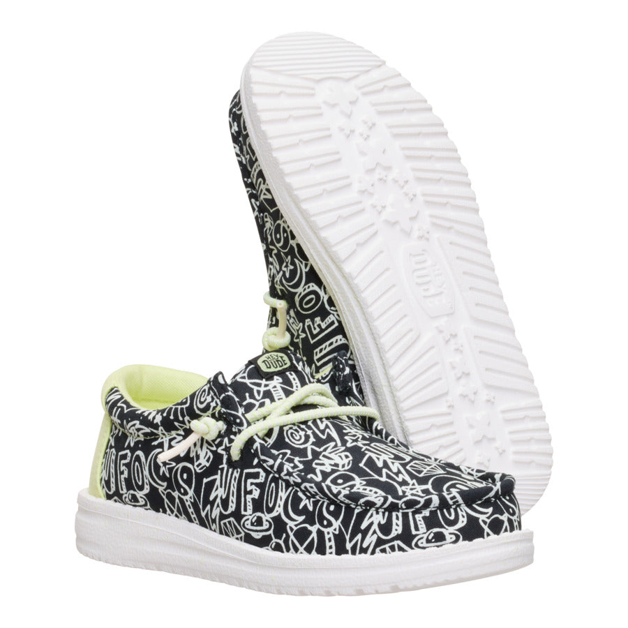 Wally Youth Space Glow – Black/White - Image 3