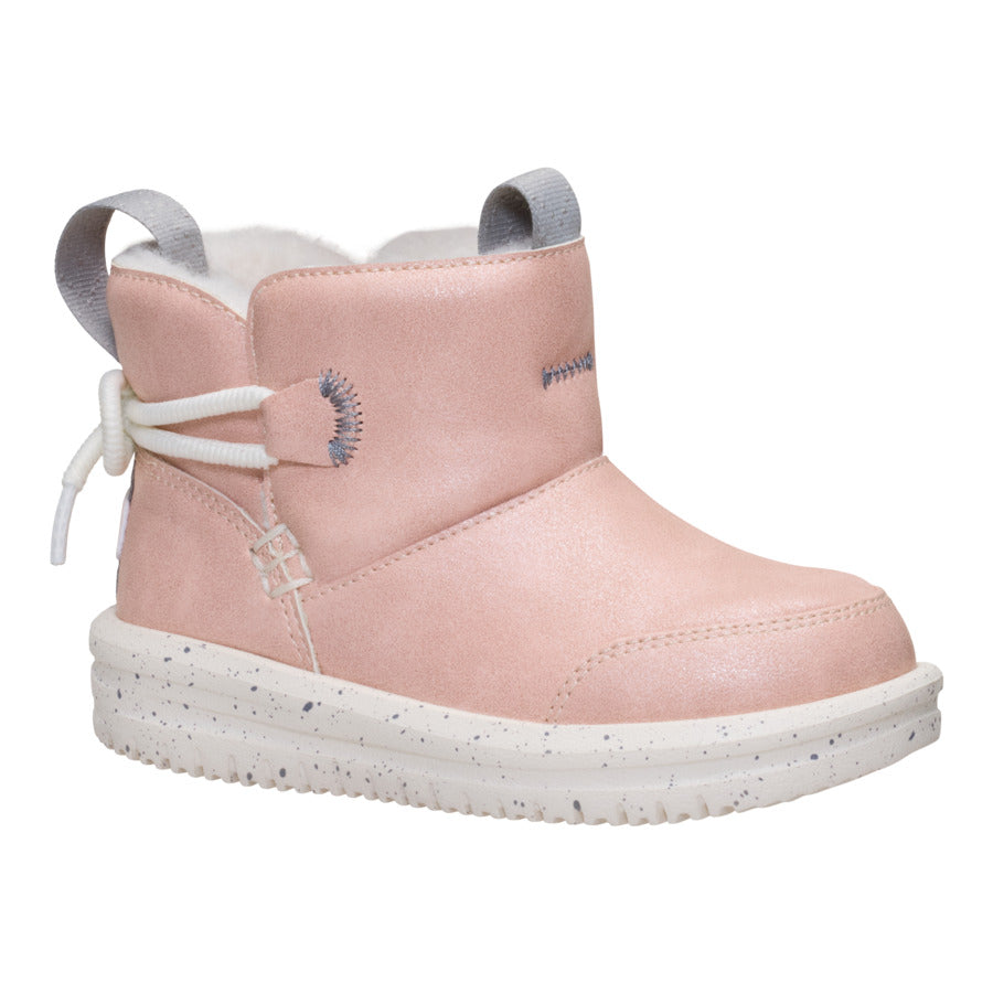 Camden Bow Boot Toddler Cozy – Sparkle Pink - Image 7