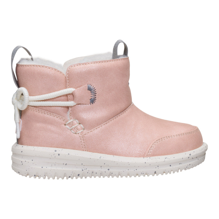 Camden Bow Boot Toddler Cozy – Sparkle Pink - Image 8