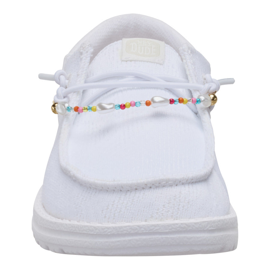 Wendy Funk Mesh Shoelry – White - Image 4