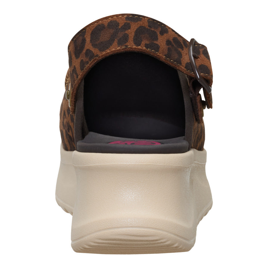 Delray Clog Suede – Brown Leopard - Image 6