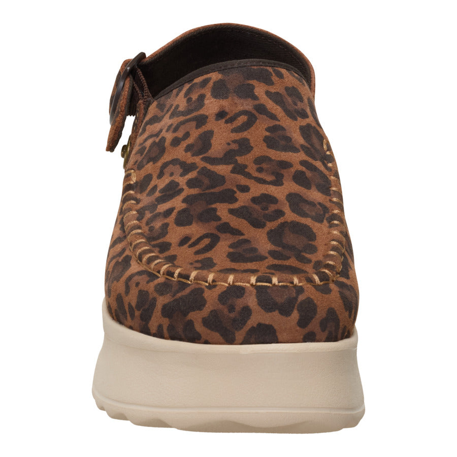 Delray Clog Suede – Brown Leopard - Image 5