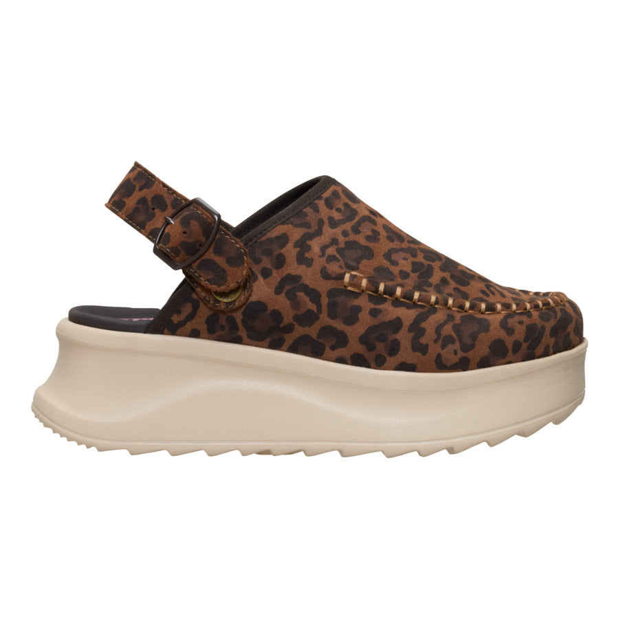 Delray Clog Suede – Brown Leopard - Image 10