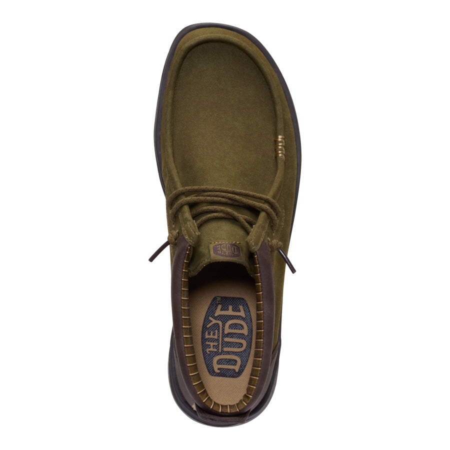 Wally Mid Gripr Vin Classic – Dark Olive/Mole Brown - Image 6