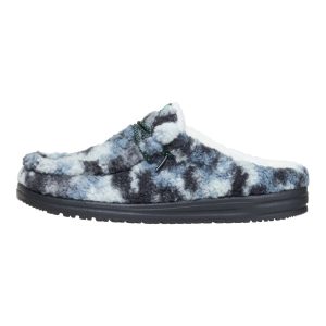 Wally Slipper Cozy Camo – Stormy Blue/Camo