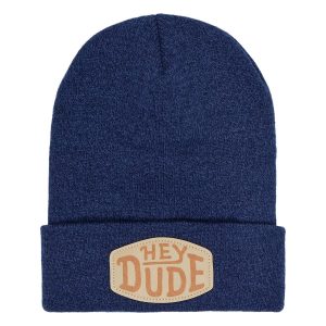 HEYDUDE Patch Beanie – Navy