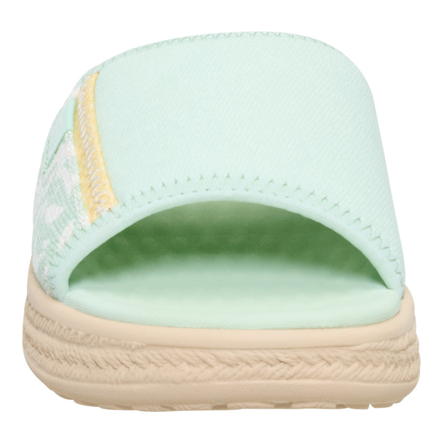 Tide Espadrille Slide – Celadon Green/Multi - Image 4
