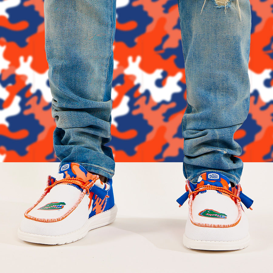 Men's Wally Tri Florida – Florida Varsity Blue/Orange - Image 2