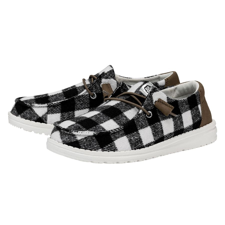 Wendy Buffalo Plaid ÿ White and Black Plaid - Image 2