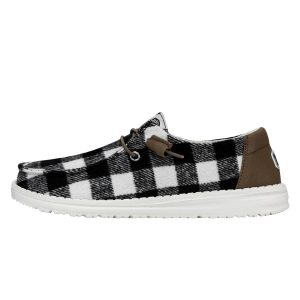 Wendy Buffalo Plaid ÿ White and Black Plaid