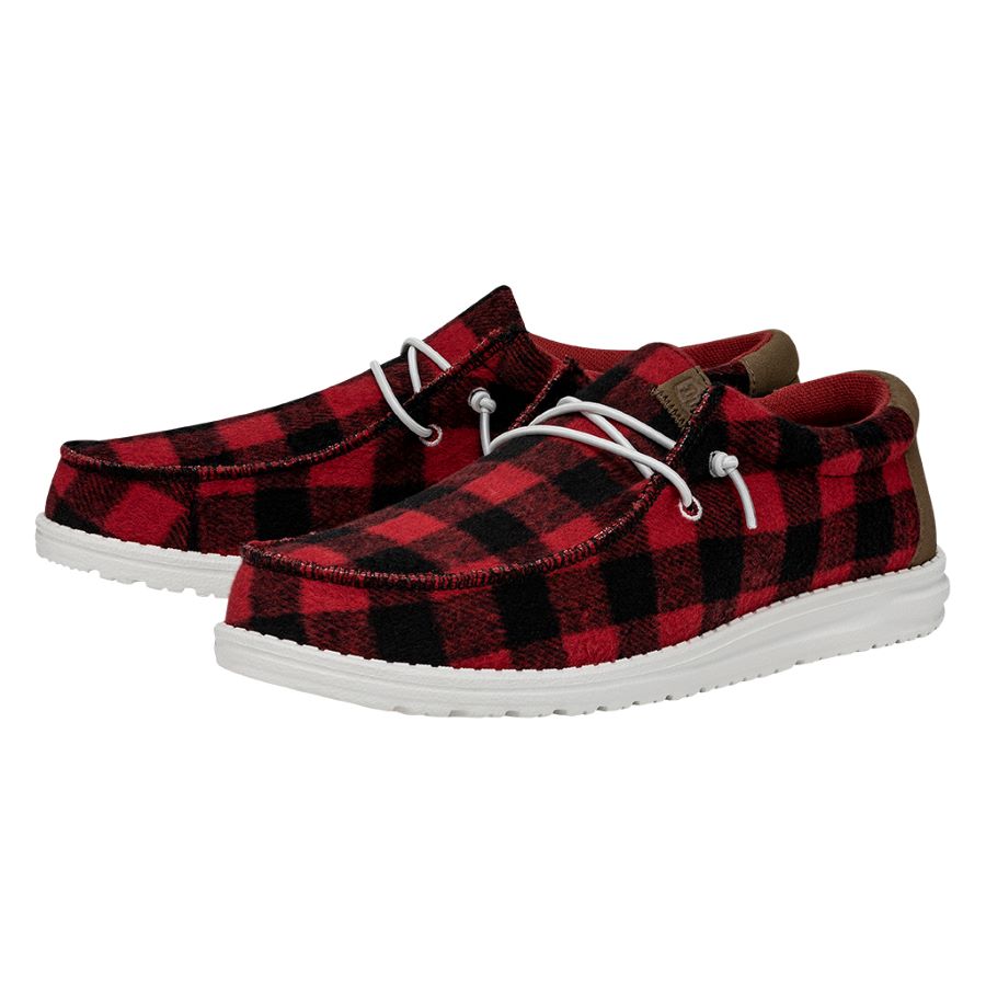 Wally Buffalo Plaid - Red and Black Plaid - Image 2