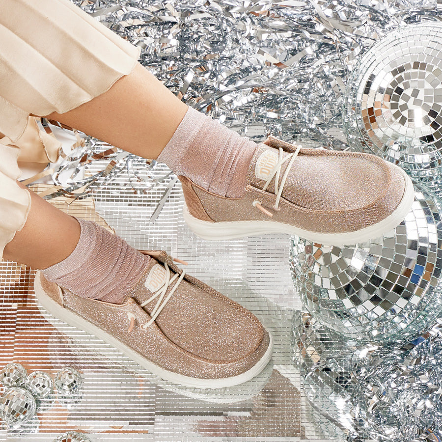 Wendy Metallic Sparkle ÿ Rose Gold - Image 2