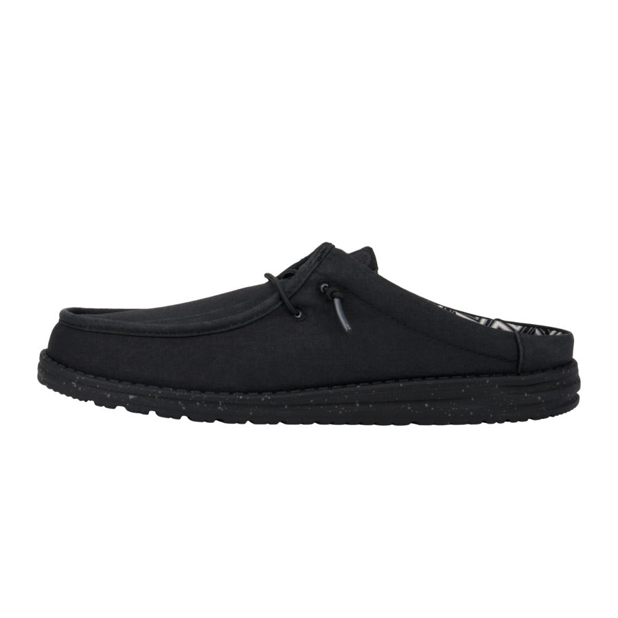 Wally Slip Stretch Canvas - Black/Black