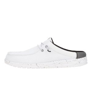 Wally Slip Varsity ÿ White/Black