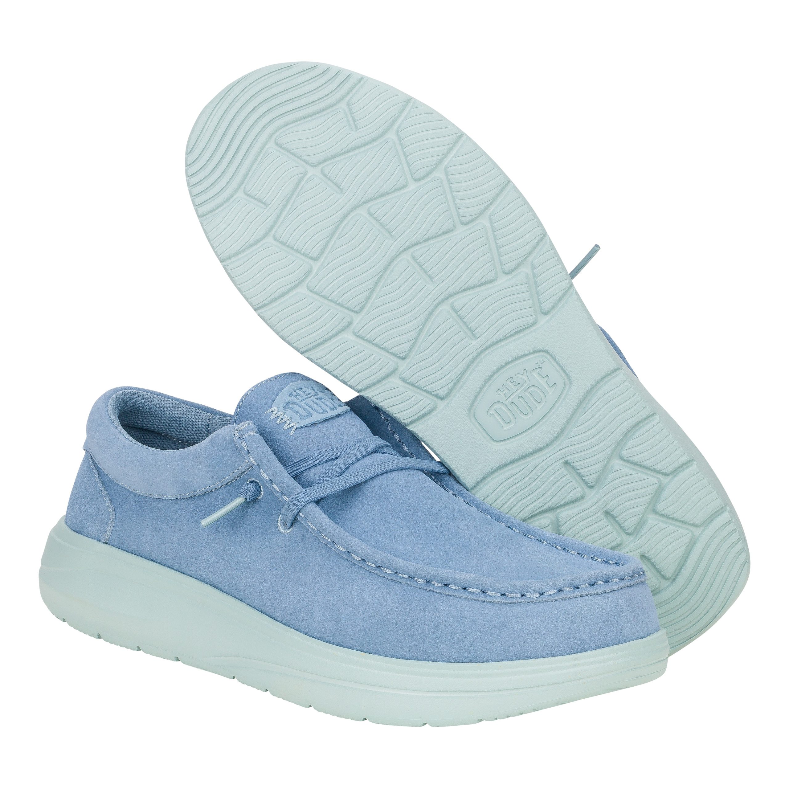 Wally Comf Suede - Faded Denim/Cloud Blue - Image 3