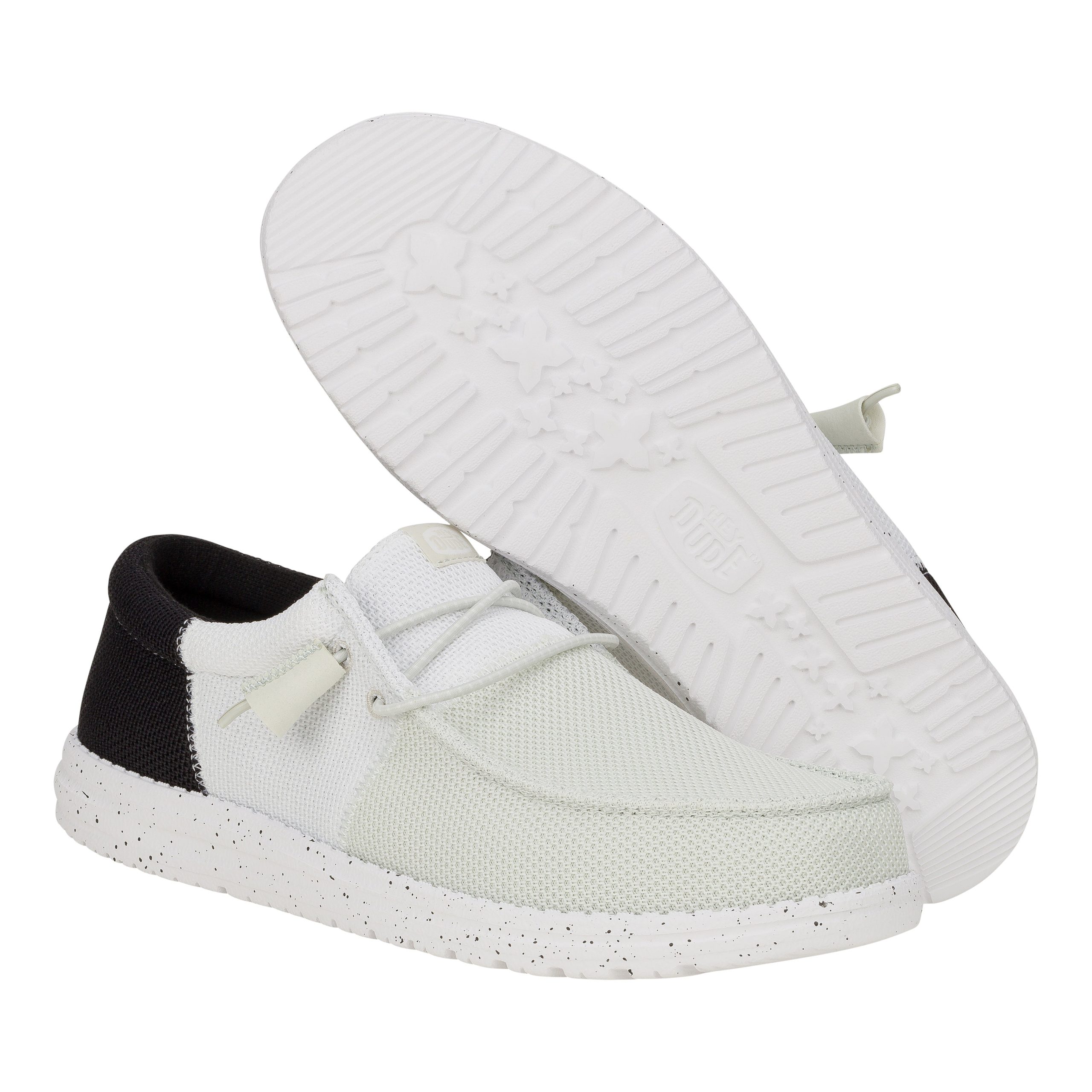 Wally Tri Varsity Mesh - White/Black - Image 3