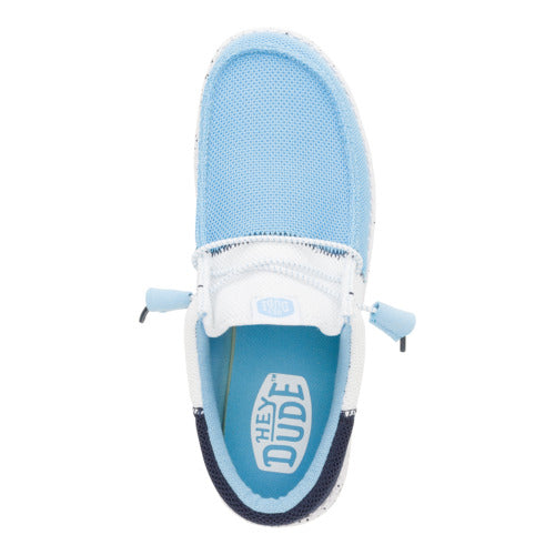 Wally Tri Varsity Mesh - Sky/White - Image 6