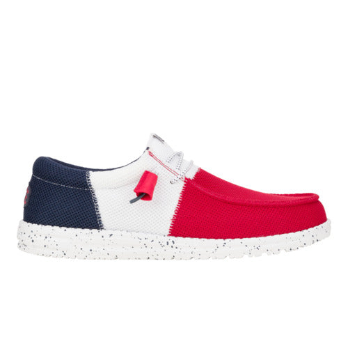 Wally Tri Varsity Mesh - Red/Navy - Image 8