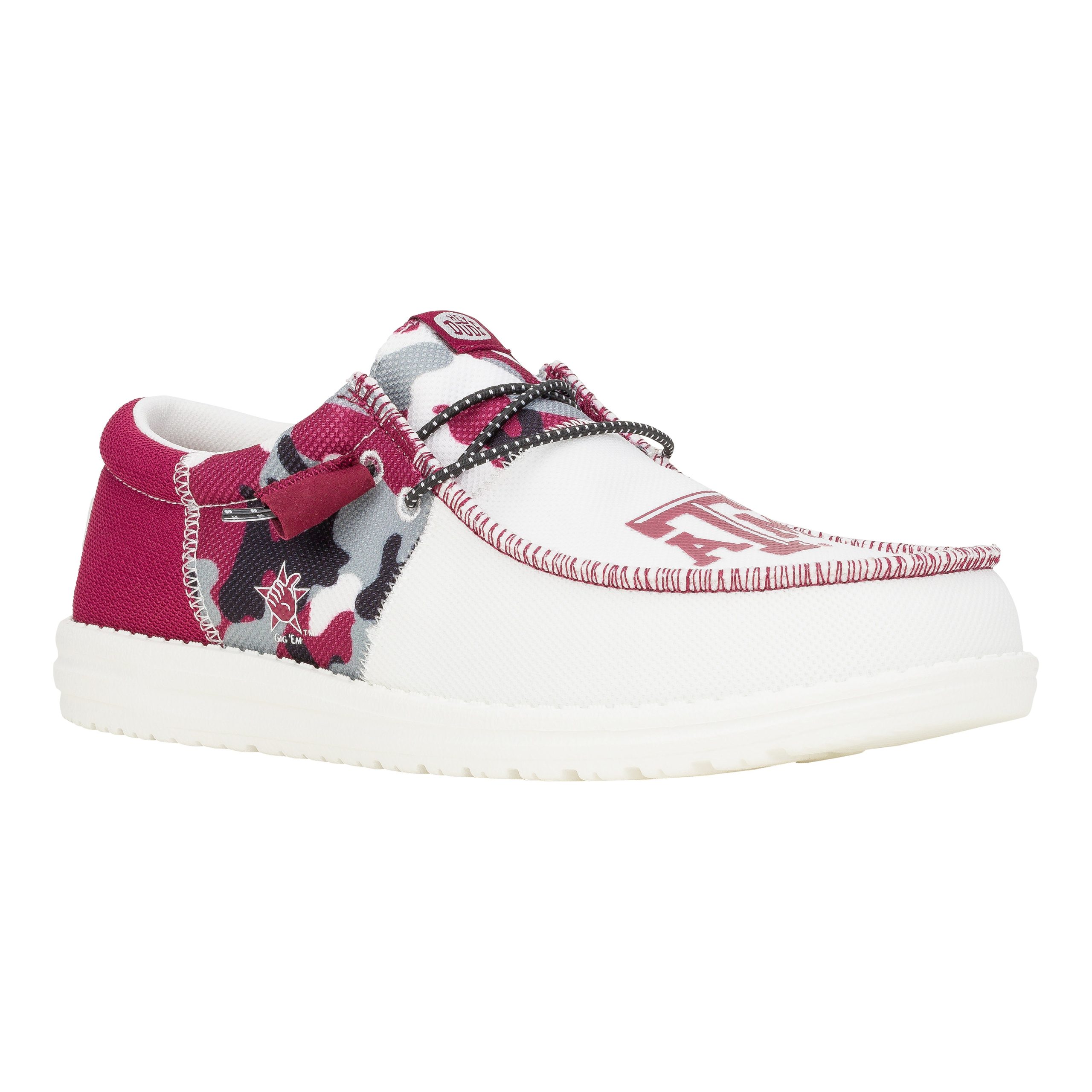Men-s Wally Tri Texas A&M - Texas AM White/Maroon - Image 8