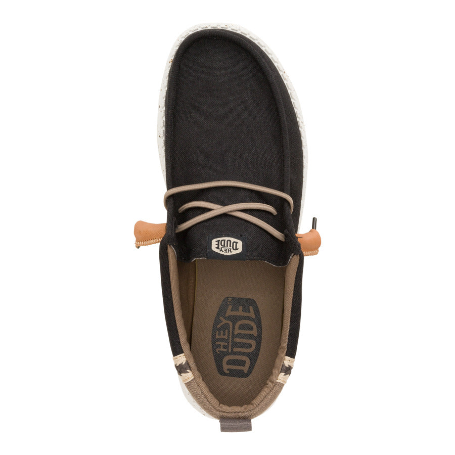 Wally Craft Linen - Black/Walnut - Image 6