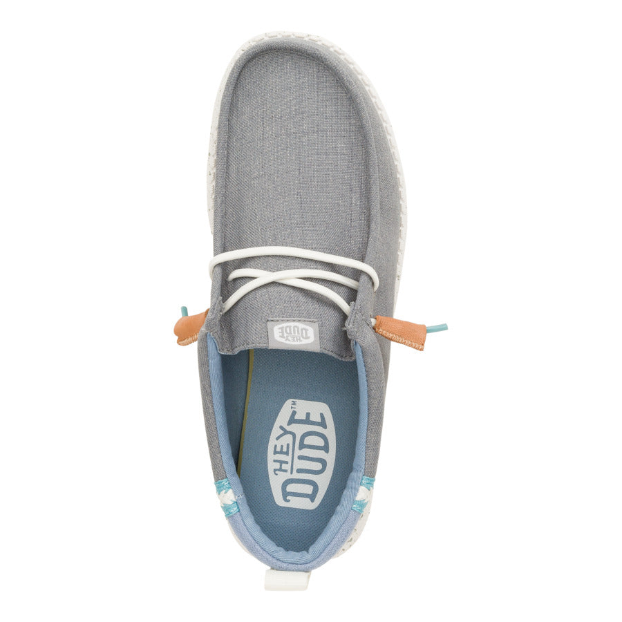 Wally Craft Linen - Monument Grey/Faded Denim - Image 6
