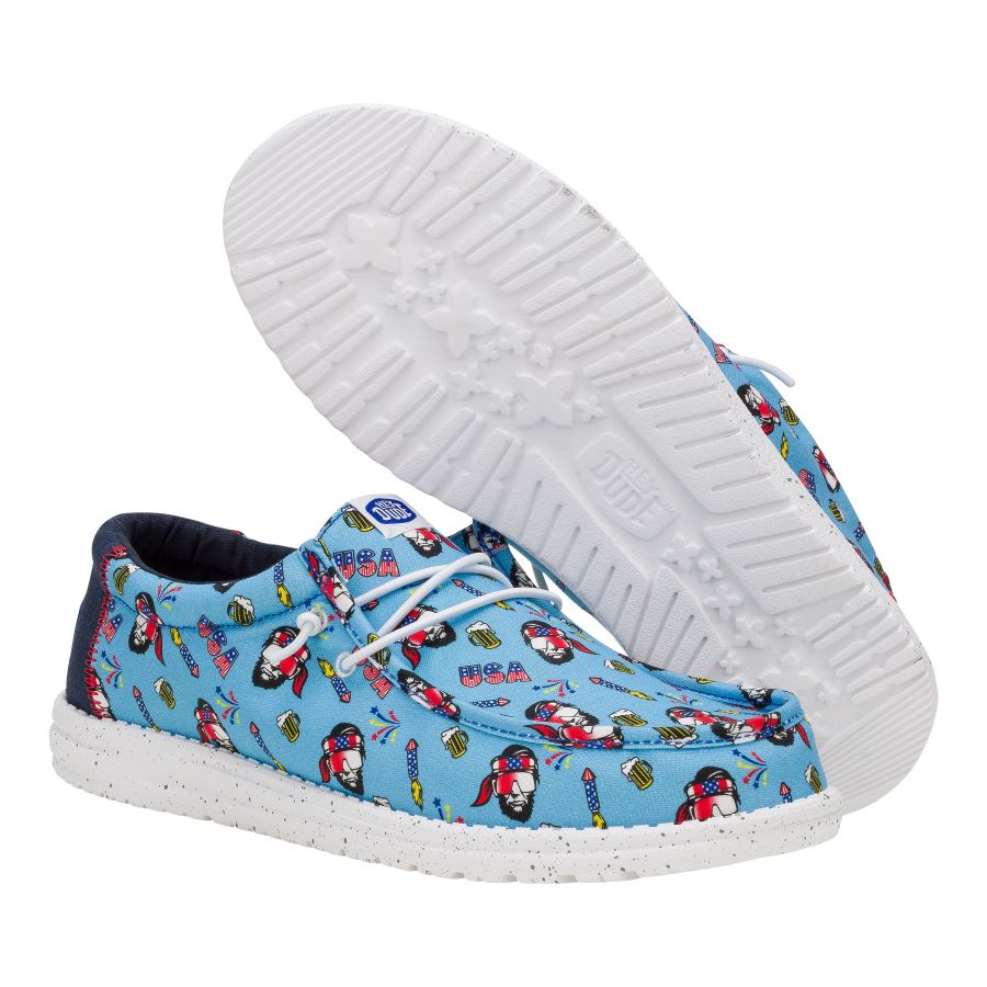 Wally Americana Party - Vista Blue/Multi - Image 3