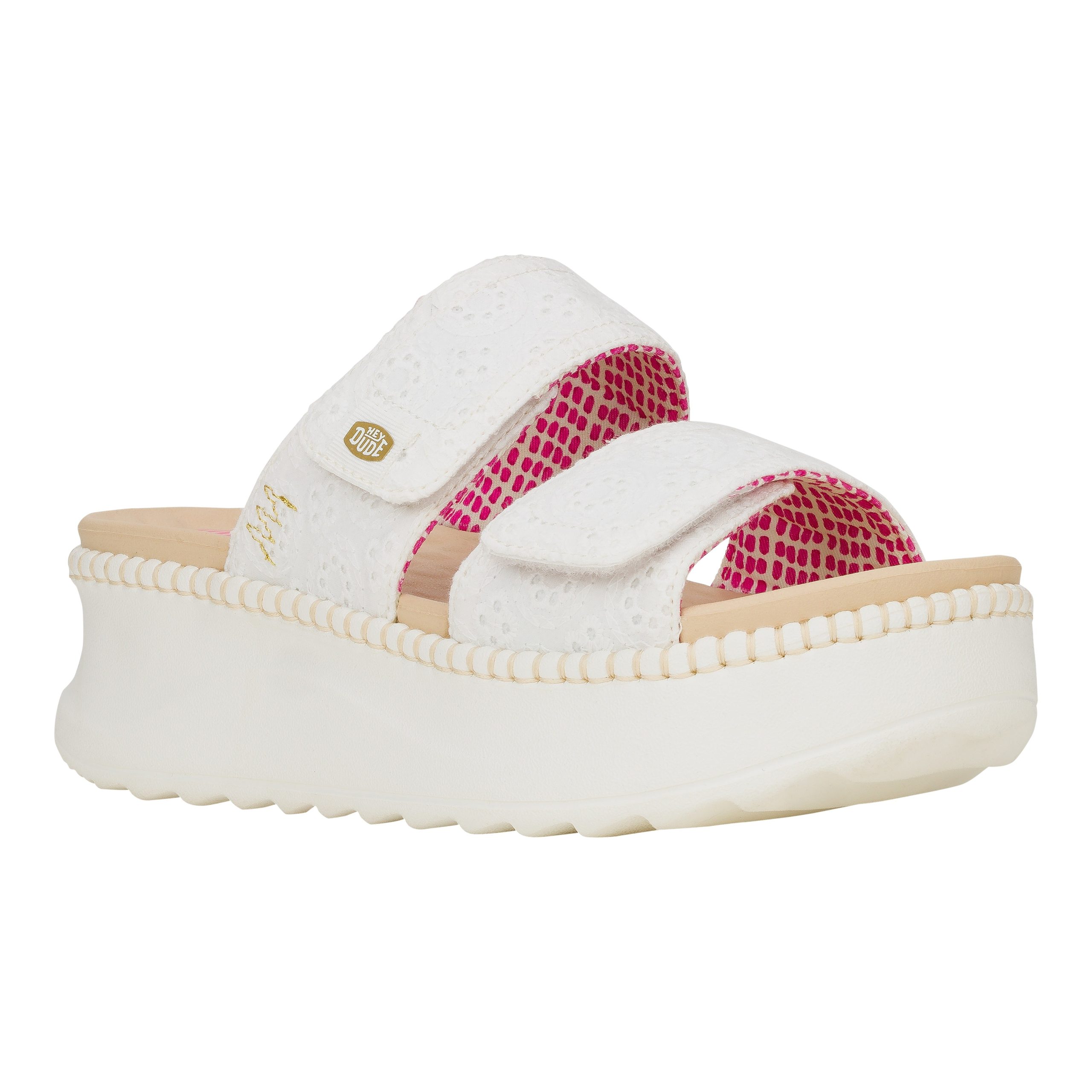 Delray Slide Eyelet ÿ White - Image 7