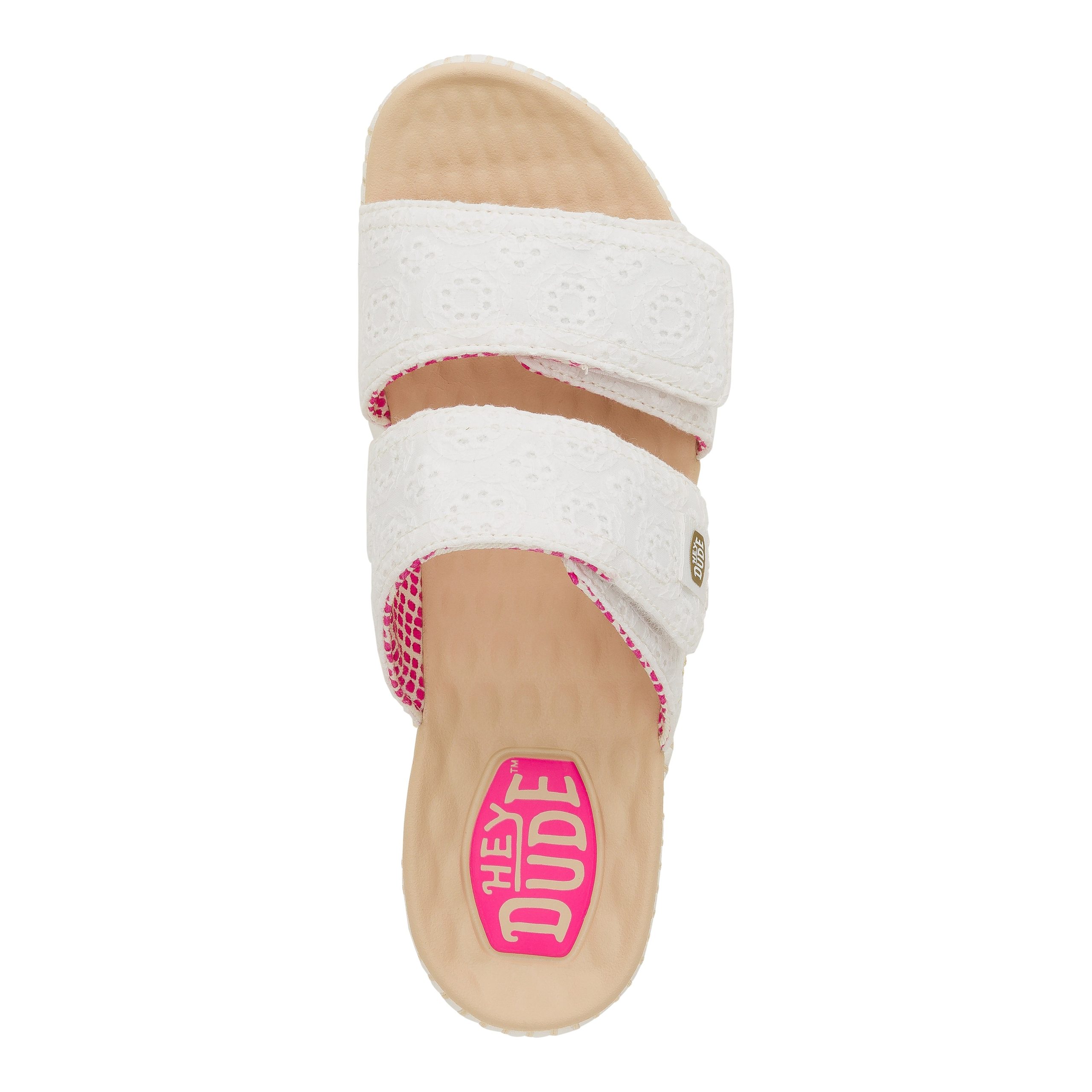 Delray Slide Eyelet ÿ White - Image 6