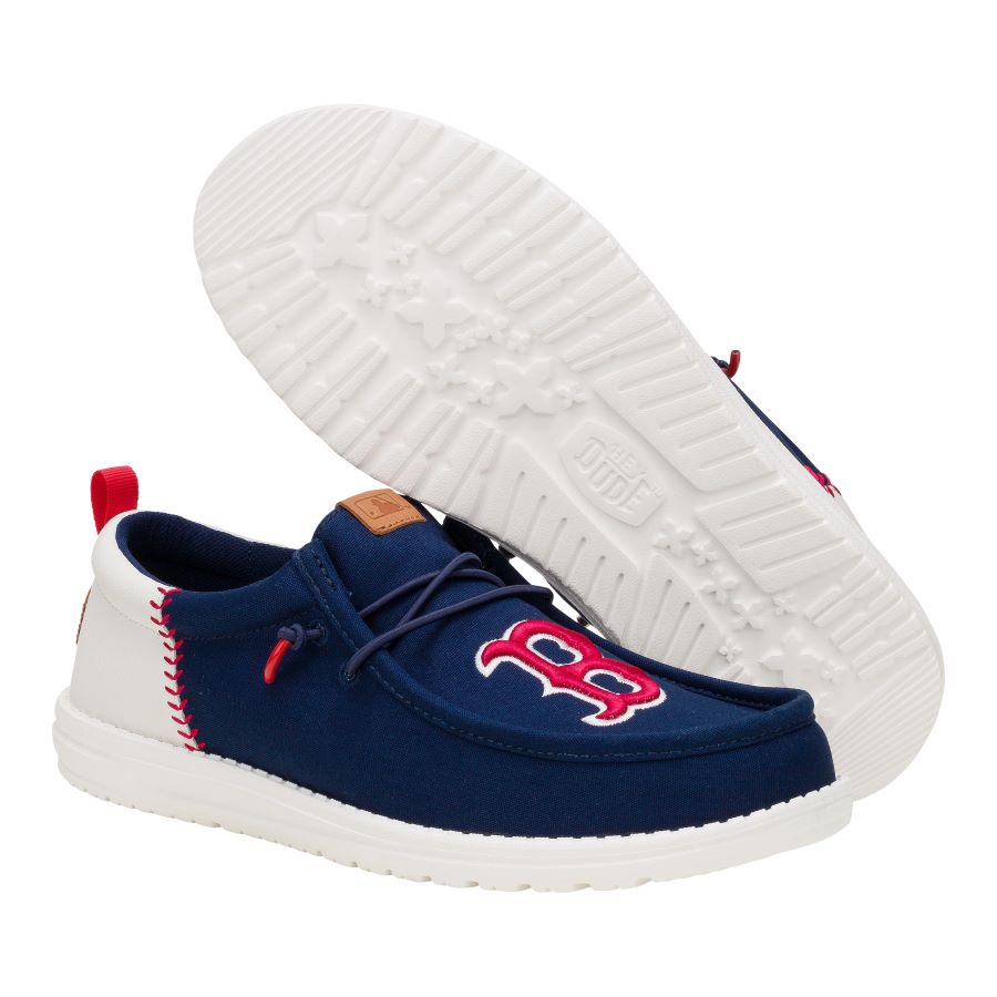 MLB Red Sox Wally Funk - Red Sox Navy/White - Image 4