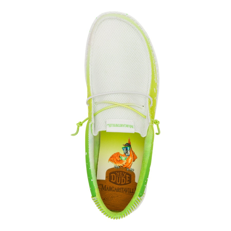 Wally Margaritaville 2 - White/Lime - Image 7