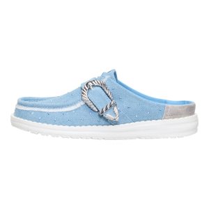 Wendy Slip Buckle Denim ÿ Blue/Multi