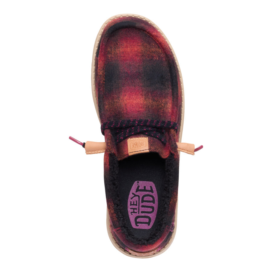 Wally Cozy Plaid - Red Plaid/Black - Image 6