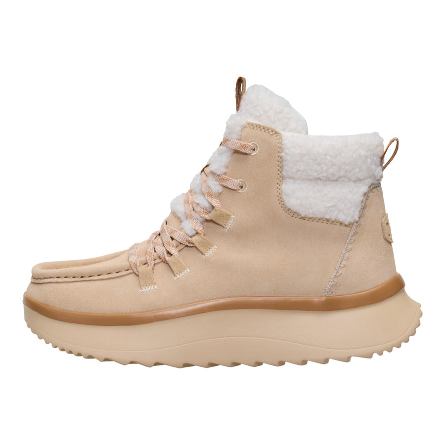 Wendy Peak Apres Suede Cozy Stitch ÿ Tan