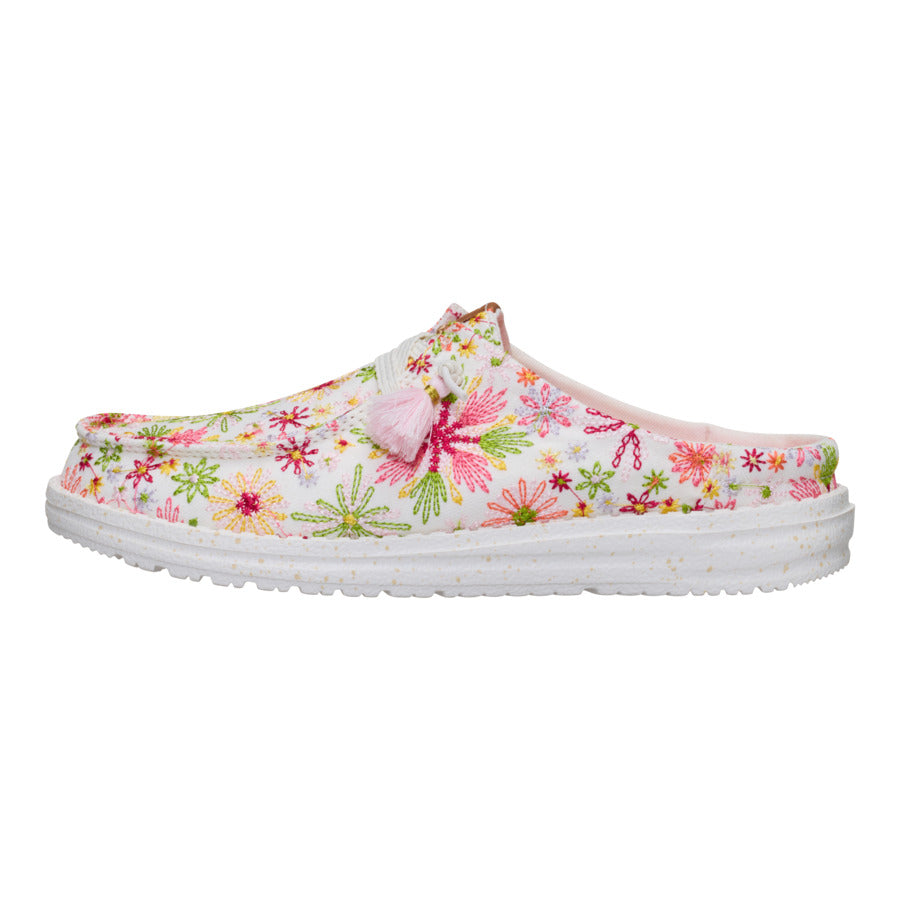 Wendy Slip Embroidered Floral ÿ White/Multi