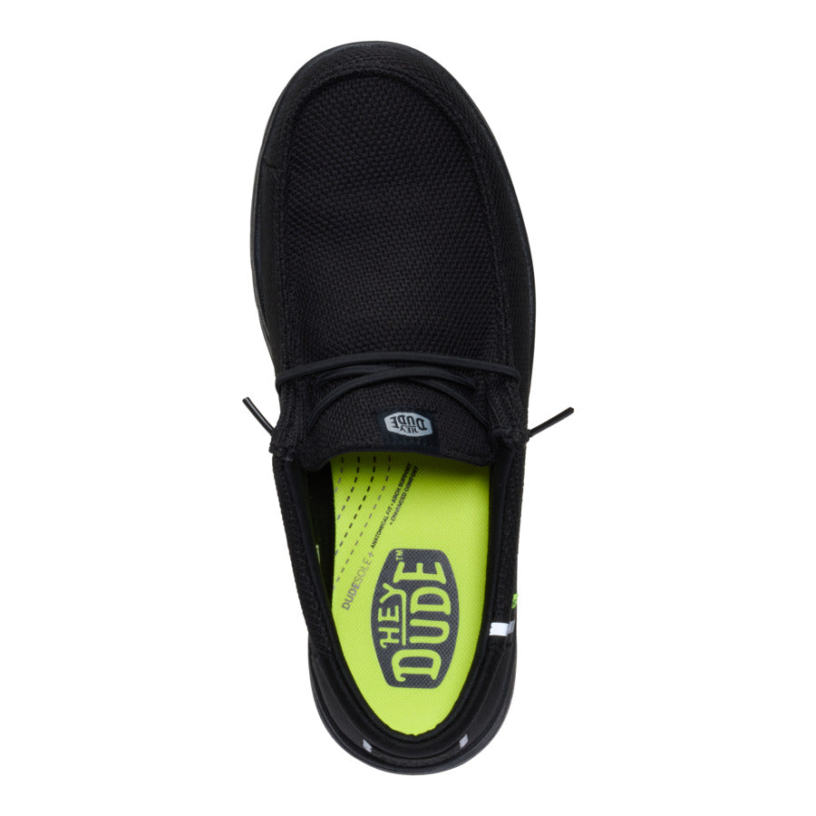 Wally Work Comp Toe Wide - Black/Black - Image 6