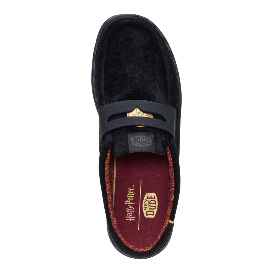 Wally Slip Hogwarts Loafer - Black/Gold - Image 6