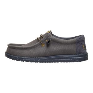 Wally Waxed Casual ÿ Dark Grey
