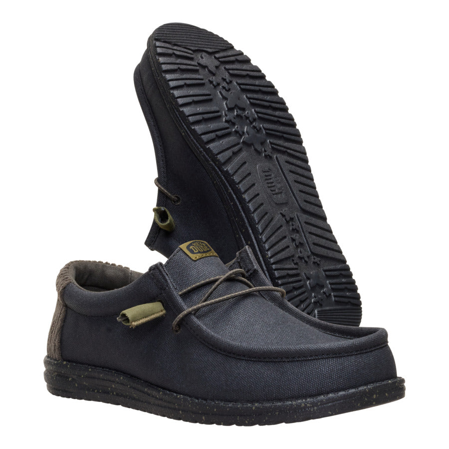 Wally Waxed Casual - Black/Black - Image 3