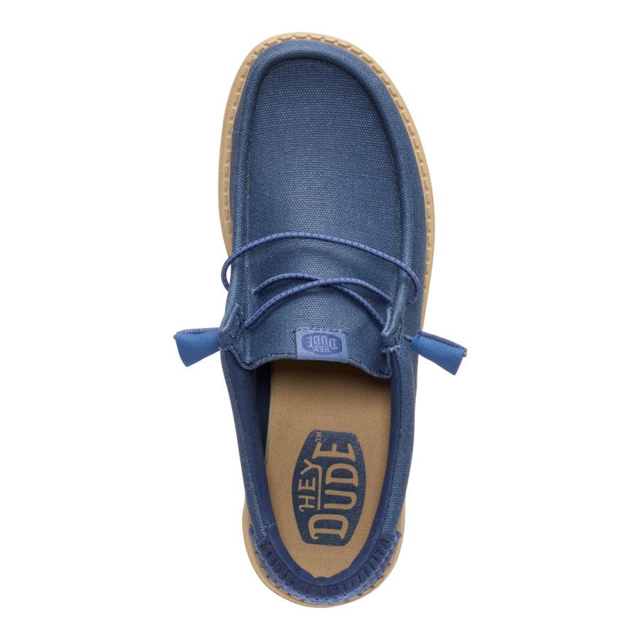 Wally Waxed Casual - Navy - Image 6