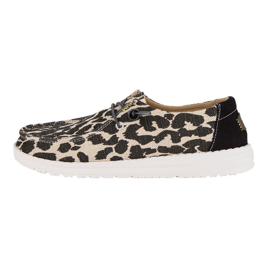 Wendy Leopard Sparkle Wide ÿ Leopard Tan