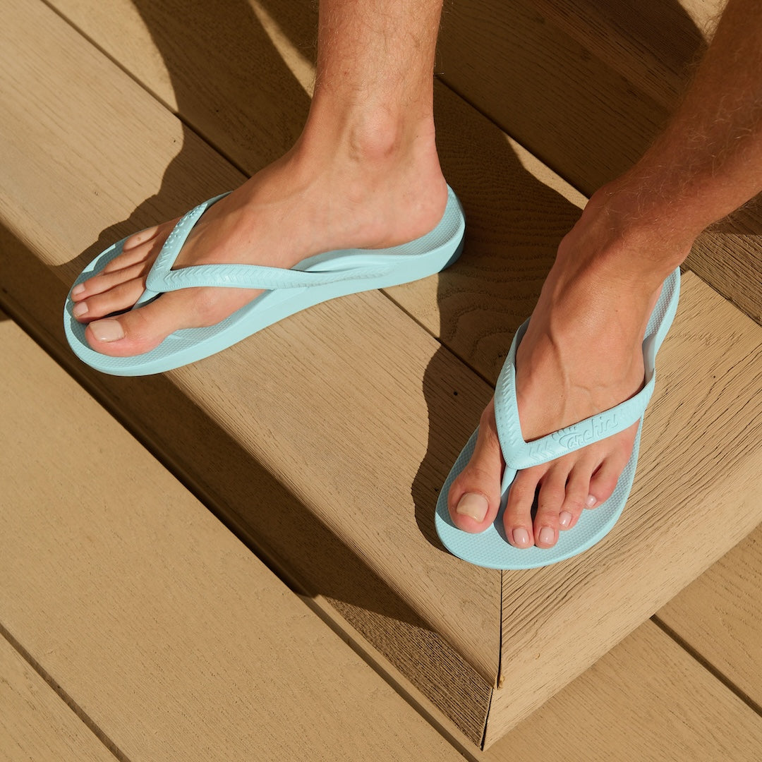 Arch Support Flip Flops - Classic - Sky Blue - Image 7